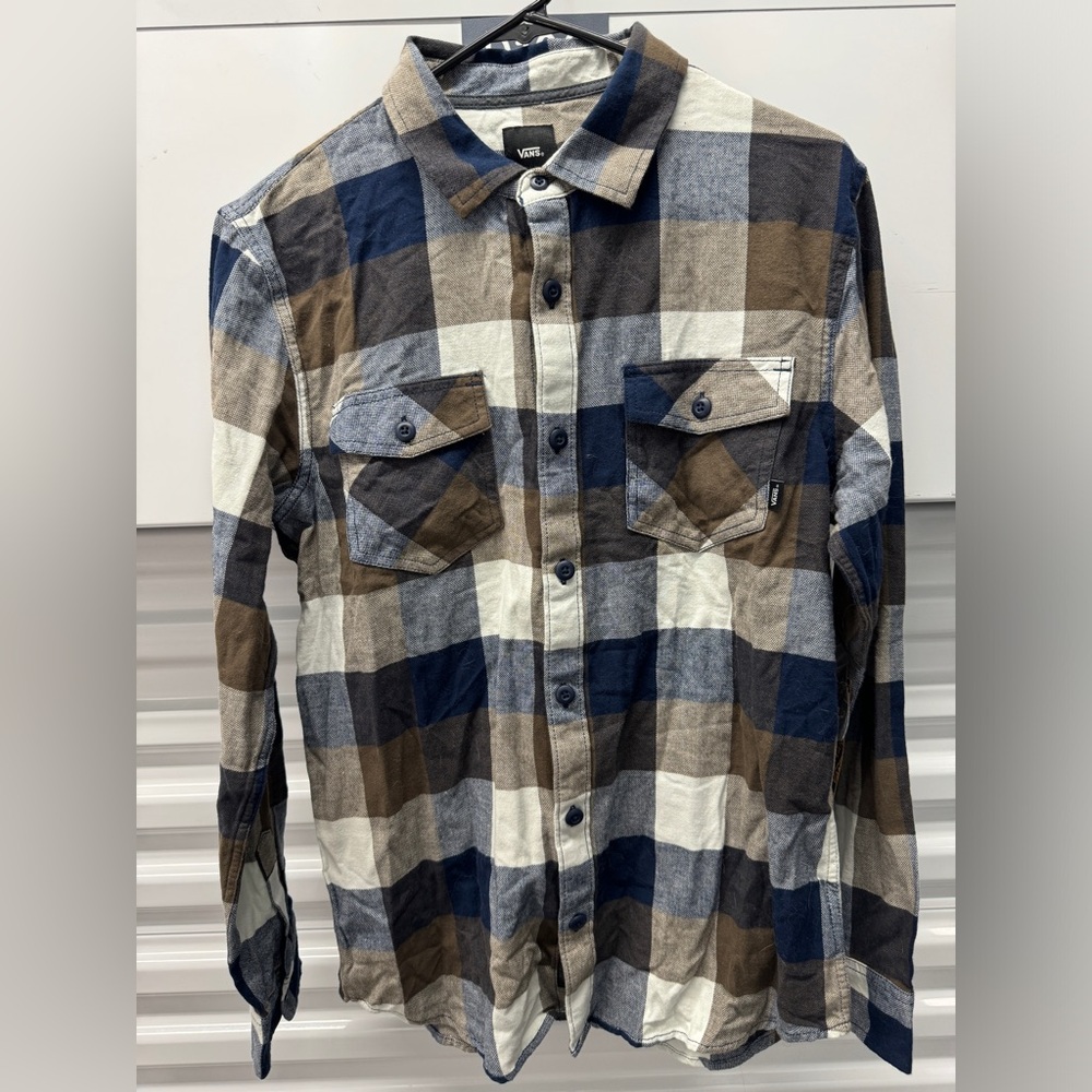 Vans long sleeve button down